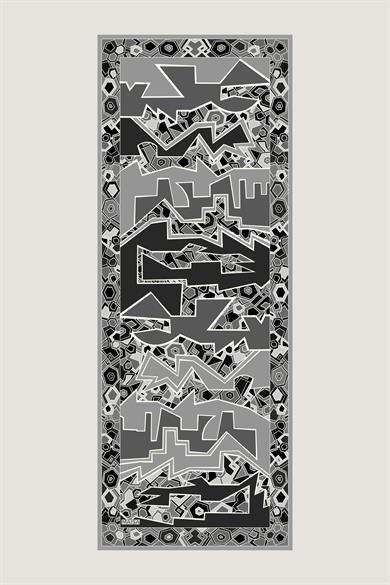 ALEV FLOŞ VİSKON ŞAL 70*190 CM - GRİ