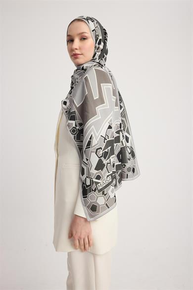 ALEV FLOŞ VİSKON ŞAL 70*190 CM - GRİ