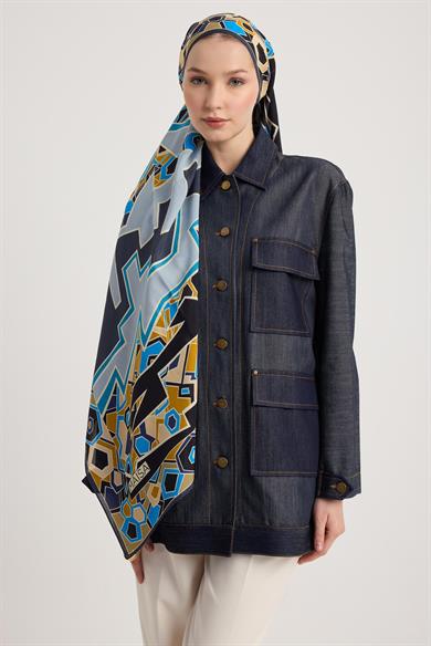 ALEV FLOŞ VİSKON ŞAL 70*190 CM - SİYAH