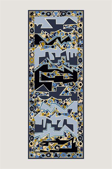 ALEV FLOŞ VİSKON ŞAL 70*190 CM - SİYAH