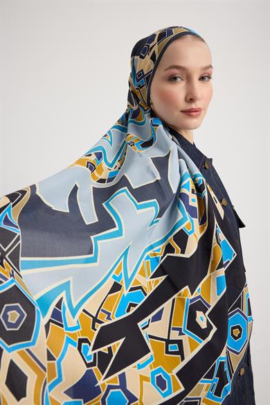 ALEV FLOŞ VİSKON ŞAL 70*190 CM - SİYAH