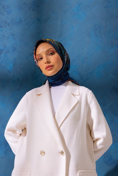 ANEMON TİVİL İPEK EŞARP 90x90