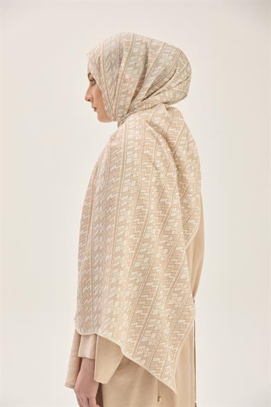 ARF FLOŞ VİSKON 70*190CM ŞAL - BEJ 