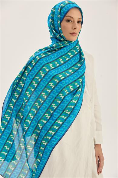 ARF FLOŞ VİSKON 70*190CM ŞAL - TURKUAZ 