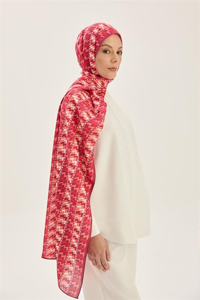 ARF FLOŞ VİSKON 70*190CM ŞAL - VİŞNE 