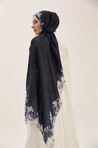 ARUS FLOŞ VİSKON 70*190CM ŞAL - LACİVERT 