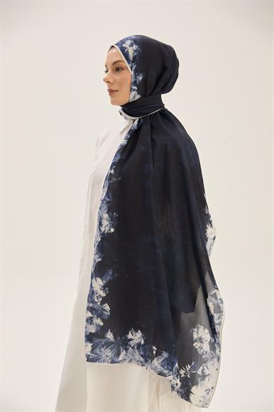 ARUS FLOŞ VİSKON 70*190CM ŞAL - LACİVERT 