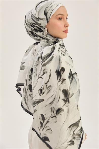 ARYA FLOŞ VİSKON 70*190 CM ŞAL - EKRU
