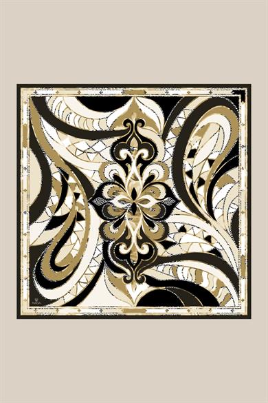 ATOL TİVİL İPEK EŞARP 90*90 CM - GOLD