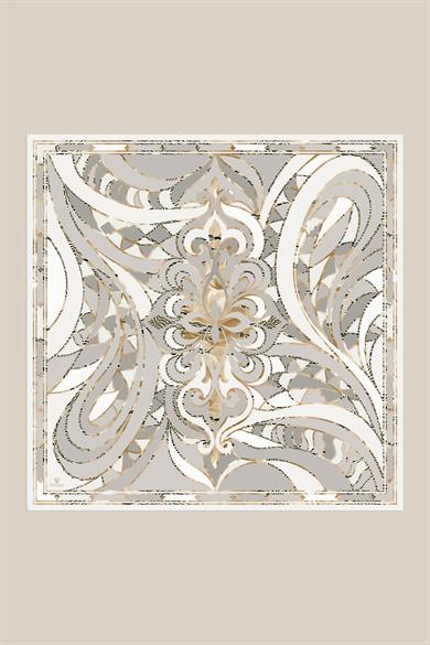 ATOL TİVİL İPEK EŞARP 90*90 CM - TAŞ