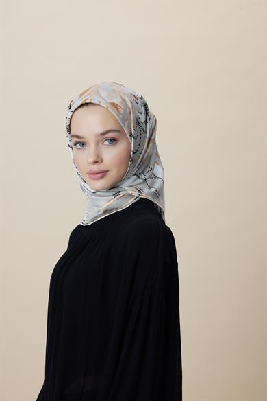 ATOL TİVİL İPEK EŞARP 90*90 CM - TAŞ