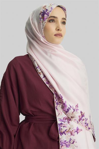 BURCU MULBERRY İPEK ŞAL 70*190 CM - PEMBE