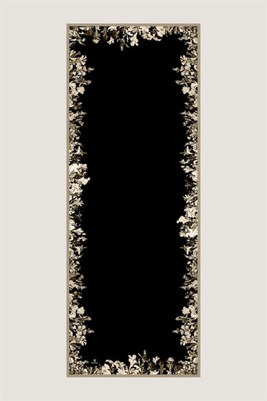 BURCU MULBERRY İPEK ŞAL 70*190 CM - SİYAH