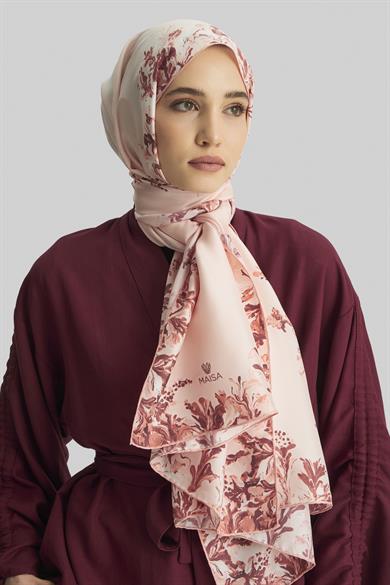 BURCU MULBERRY İPEK ŞAL 70*190 CM - SOMON