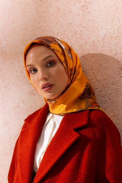 ÇİL İPEK EŞARP 90x90