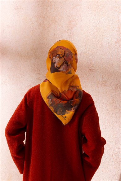 ÇİL İPEK EŞARP 90x90