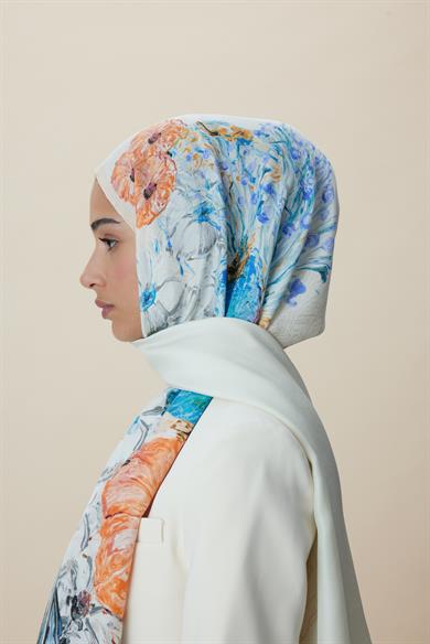 DERİN PAMUK İPEK ŞAL 70*190 CM - YAVRUAĞZI