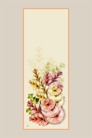 DEVRAN FLOŞ VİSKON ŞAL 70*190 CM - KREM