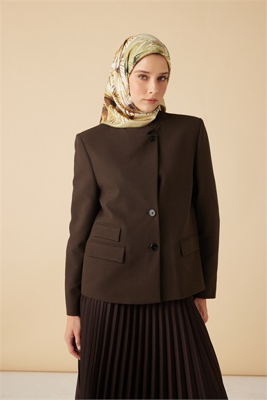 DEVRAN TİVİL İPEK EŞARP 90*90 CM - YEŞİL
