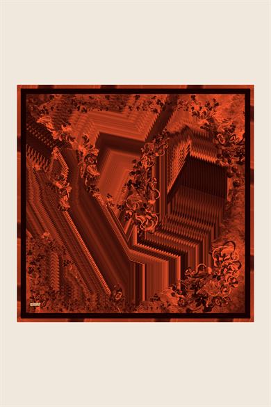 DİDE MULBERRY İPEK EŞARP 90*90 CM - TABA