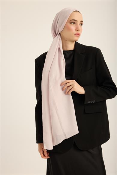 DURU İPEK PAMUK TENSEL ŞAL 70*190 CM - AÇIK PEMBE