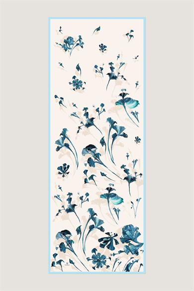 EFLİN MULBERRY İPEK ŞAL 70*190 CM - AÇIK BEJ