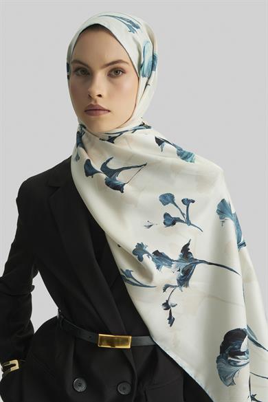 EFLİN MULBERRY İPEK ŞAL 70*190 CM - AÇIK BEJ