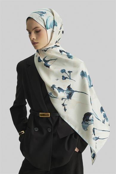 EFLİN MULBERRY İPEK ŞAL 70*190 CM - AÇIK BEJ