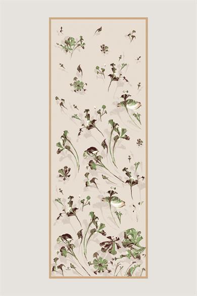 EFLİN MULBERRY İPEK ŞAL 70*190 CM - BEJ
