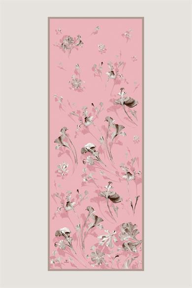 EFLİN MULBERRY İPEK ŞAL 70*190 CM - GÜL KURUSU