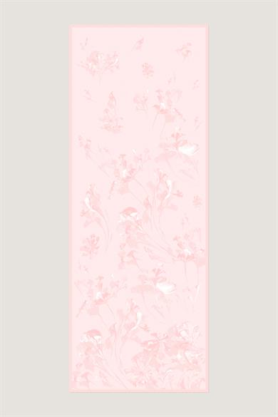 EFLİN MULBERRY İPEK ŞAL 70*190 CM - PUDRA PEMBE