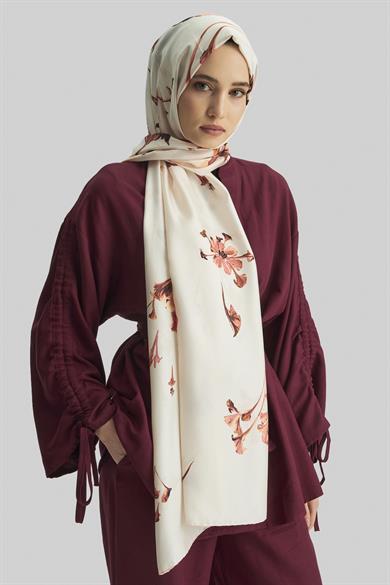 EFLİN MULBERRY İPEK ŞAL 70*190 CM - TARÇIN