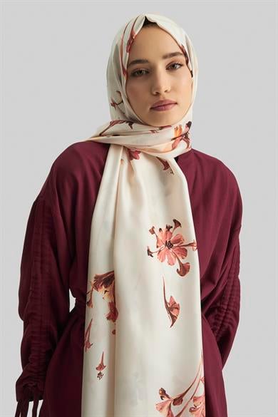 EFLİN MULBERRY İPEK ŞAL 70*190 CM - TARÇIN