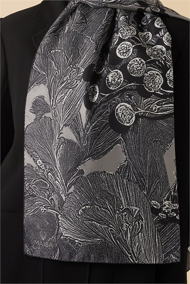 EFNA MULBERRY İPEK ŞAL 70*190 CM - AÇIK GRİ