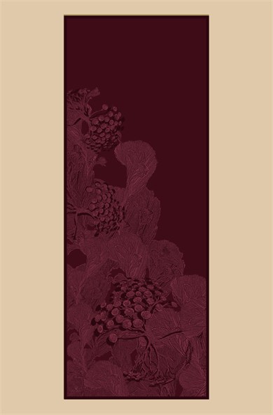 EFNA MULBERRY İPEK ŞAL 70*190 CM - MÜRDÜM
