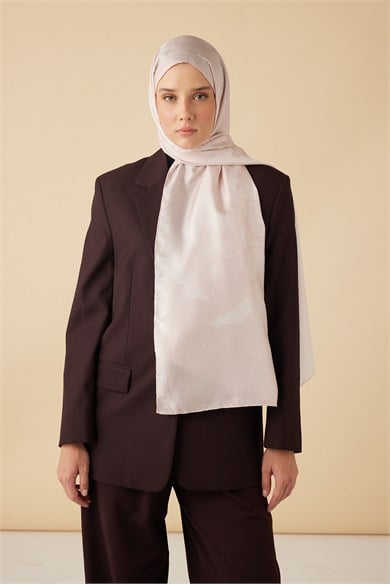 EFNA MULBERRY İPEK ŞAL 70*190 CM - PUDRA PEMBE