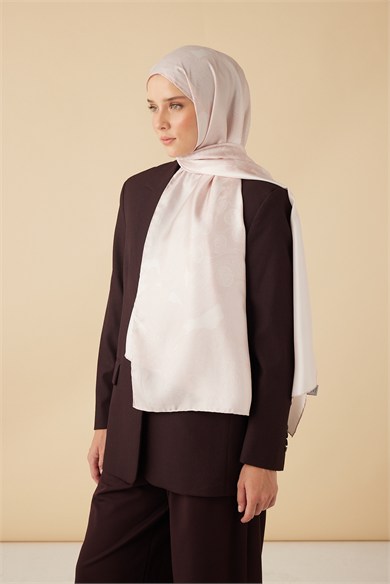 EFNA MULBERRY İPEK ŞAL 70*190 CM - PUDRA PEMBE