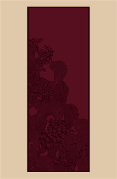 EFNA MULBERRY İPEK ŞAL 70*190 CM - VİŞNE