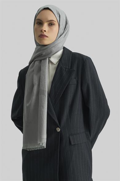 EFRAZ PAMUK İPEK ŞAL-GRİ