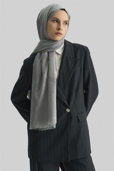 EFRAZ PAMUK İPEK ŞAL-GRİ