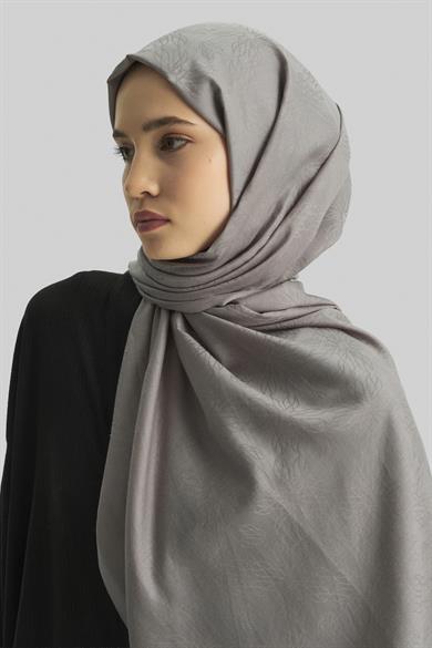 EFRAZ PAMUK İPEK ŞAL-KOYU BEJ