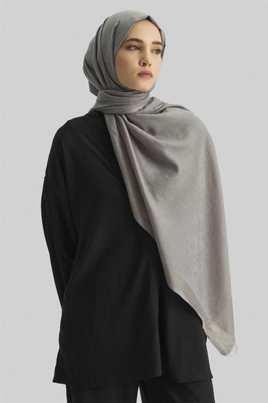 EFRAZ PAMUK İPEK ŞAL-KOYU BEJ