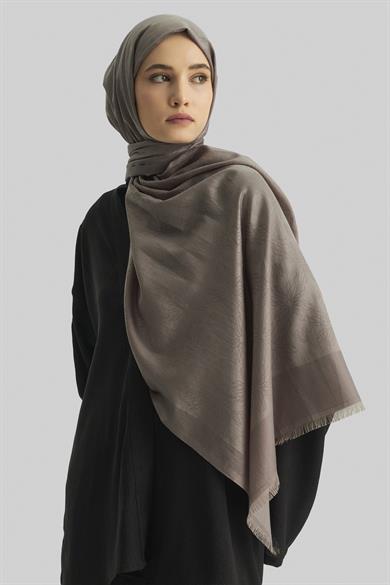 EFRAZ PAMUK İPEK ŞAL-KOYU VİZON