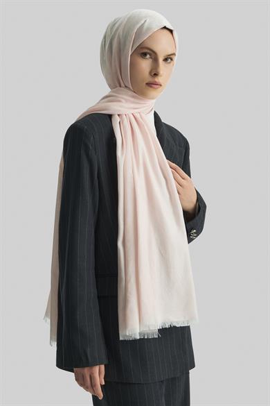 EFRAZ PAMUK İPEK ŞAL-PUDRA PEMBE