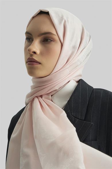 EFRAZ PAMUK İPEK ŞAL-PUDRA PEMBE