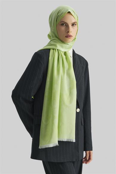 EFRAZ PAMUK İPEK ŞAL-YEŞİL