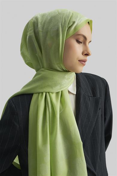 EFRAZ PAMUK İPEK ŞAL-YEŞİL