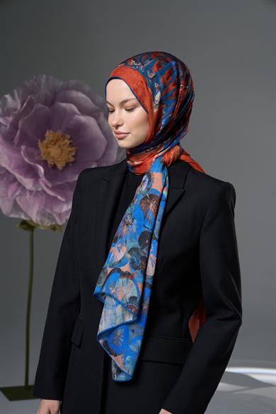 ESPER MODAL İPEK ŞAL 70*190 – TURUNCU