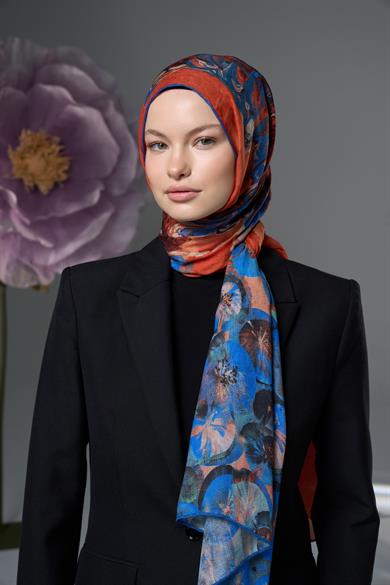 ESPER MODAL İPEK ŞAL 70*190 – TURUNCU