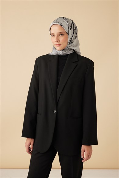 EVA TİVİL İPEK EŞARP 90*90 CM - GRİ